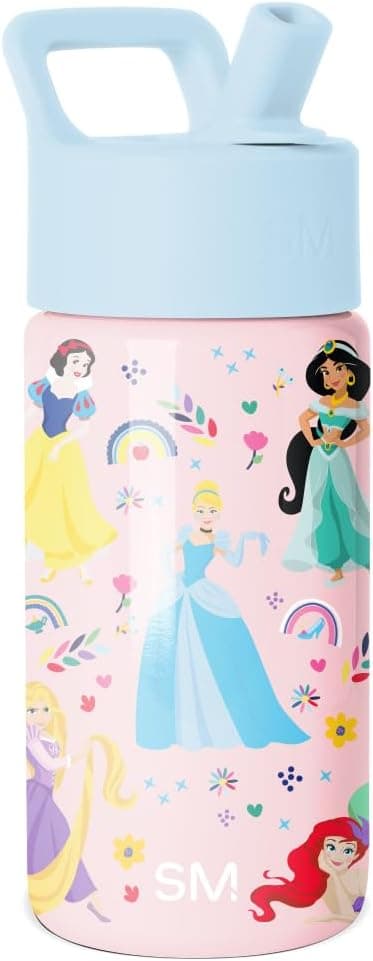 Simple Modern Disney Princess Kids Bottle, 14 oz