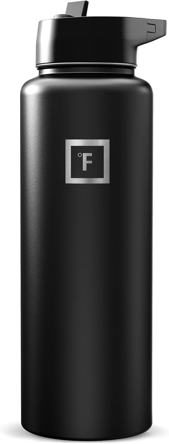 IRON FLASK Wide Mouth with Straw, 40 oz